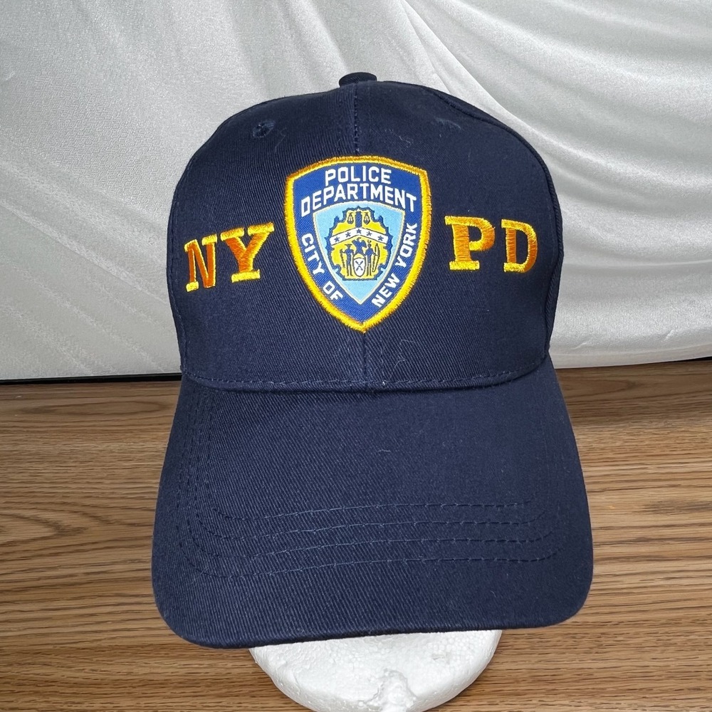 NYPD‎ Men Baseball Cap Navy Blue Cotton OSFA New York City Police Dept Hat